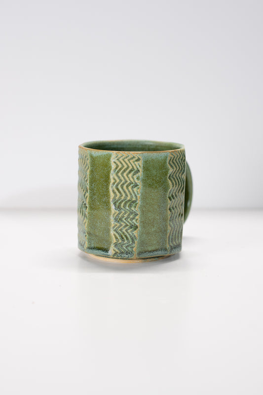 12oz Faceted  Wiggle Mug